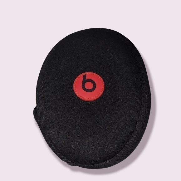 Beats Headphones soft case Black Red - Picture 1 of 6